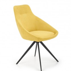 Трапезен стол KH431, жълт - Трапезни столове