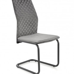 Трапезен стол КH444, сиво - Трапезни столове