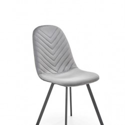 Трапезен стол КH462, сив - Трапезни столове