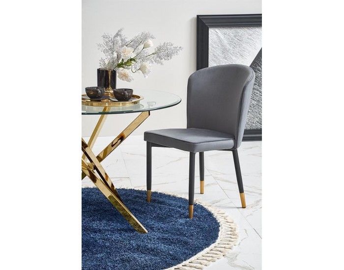 Луксозен трапезен комплект BM-Raymond Gold 1 + 4 стола КH446