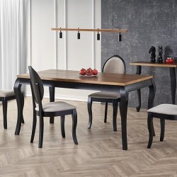 Трапезен комплект BM-Windsor 1 + 4 стола Velo - Комплекти маси и столове