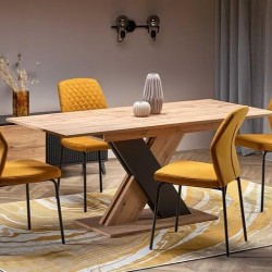 Трапезен комплект BM-Xarelto 1 + 4 стола KH461 - Комплекти маси и столове