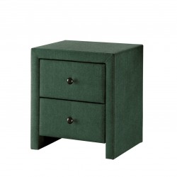 Нощно шкафче BM-Prima 3, тъмно зелено - Нощни шкафчета