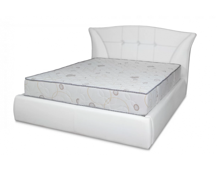 Тапицирано легло Жасмин, бяло, Soft