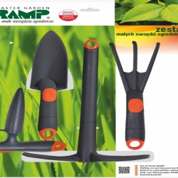 К-т малки градински инструменти: тясна лопата, вилица, универсална мотика/култиватор, шило, RN3540 RAMP - Инструменти, Аксесоари за градината