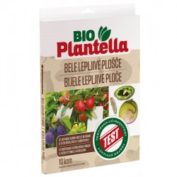 Лепящи Bio Plantella, бели листове против насекоми и вредители ,10 бр. - Градина