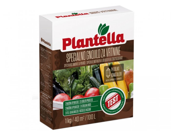 Тор Plantella, специален за зеленчуци в кристална форма, 1 кг.