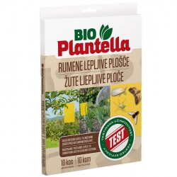 Лепящи Bio Plantella, жълти листове против насекоми и вредители, 10 бр - Plantella