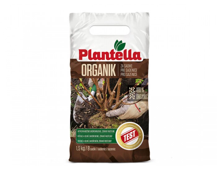 Тор органичен Plantella, Organik за засаждане и пресаждане на фиданки- разсади, 1.5кг