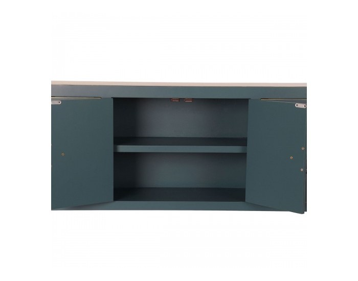 ТВ шкаф, DKD Home Decor, Ела, Тъмно синьо, Дървен MDF, 130 x 24 x 51 cm ТВ шкаф, DKD Home Decor, Ела, Тъмно синьо, Дървен MDF, 130 x 24 x 51 cm