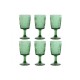 Комплект Чаши Home ESPRIT Зелен Кристал 285 ml (6 броя)