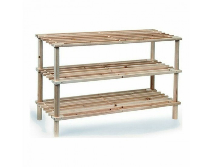 Етажерка за обувки Confortime Дървена (3 рафта) Етажерка за обувки Confortime Дървена (3 рафта)