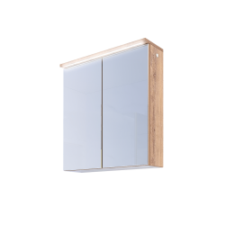 Горен шкаф за баня модел Eli, дървесен цвят - Triano