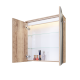 Горен шкаф за баня модел Eli, дървесен цвят
