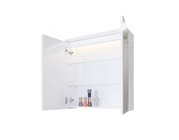 Горен шкаф за баня модел Eli, бял