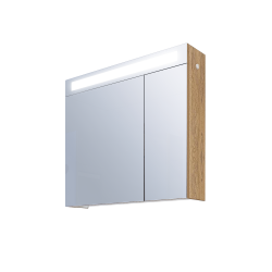 Горен шкаф за баня модел Ema, дървесен цвят - Triano