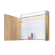 Горен шкаф за баня модел Ema, дървесен цвят