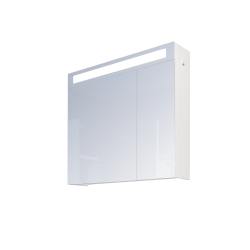 Горен шкаф за баня модел Ema, бял - Шкафове за баня