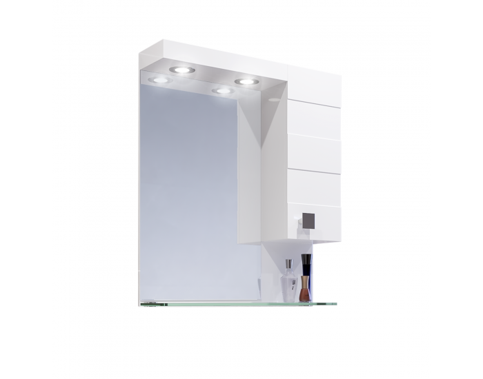 Горен шкаф за баня Irina, LED осветление