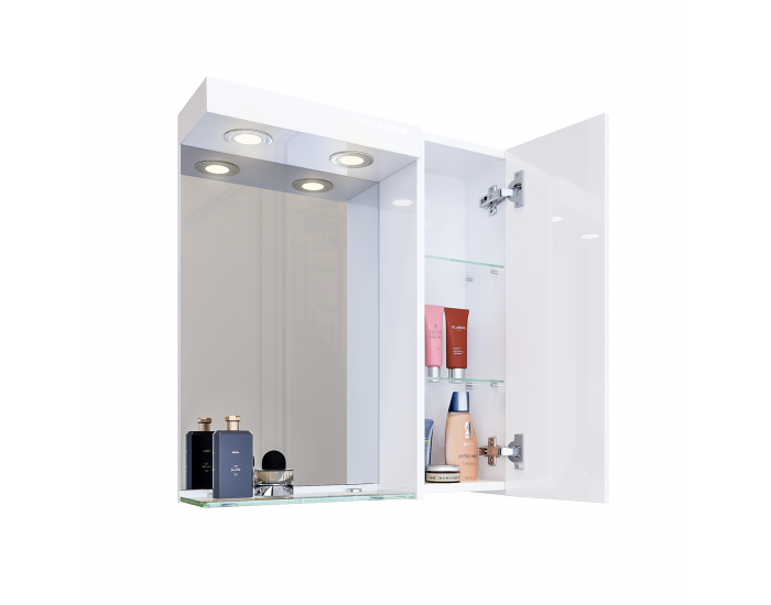 Горен шкаф за баня Rila, LED осветление