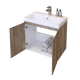 Долен шкаф за баня модел Denver, PVC с HPL покритие