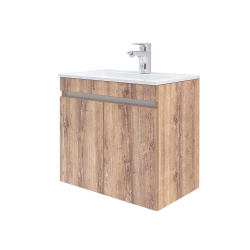 Долен шкаф за баня модел Eli, дървесен цвят - Баня