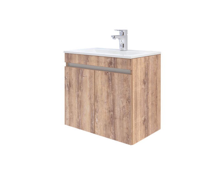 Долен шкаф за баня модел Eli, дървесен цвят