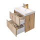 Долен шкаф за баня модел Oregon, PVC с HPL покритие