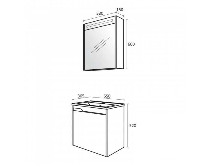 Комплект за баня Etosha