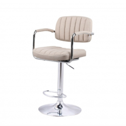 Бар стол Мебели Богдан Party 13, кожа, бежов - Bogdan Furniture Am