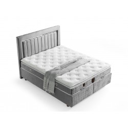 Бокспринг легло LEROY SILVER с ракла и ортопедичен матрак 160/200 - 