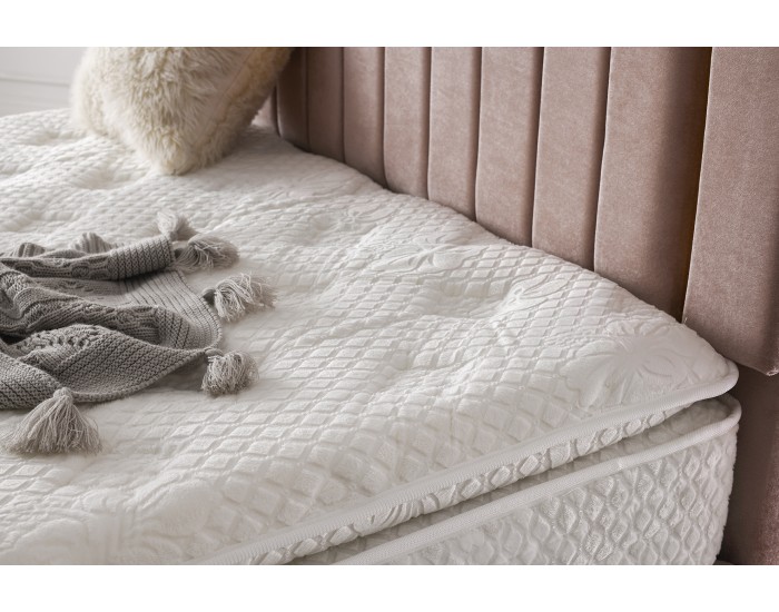 Бокспринг легло LEROY GOLD с ракла и ортопедичен матрак 160/200