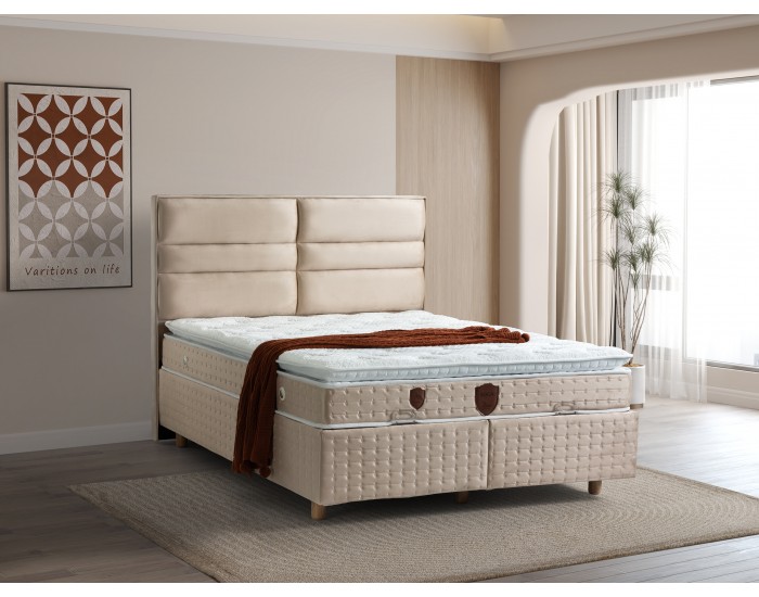 Бокспринг легло PLUS с ракла и ортопедичен матрак 160/200