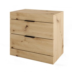 Нощно шкафче Mod 3074, Дъб артисан, 500/350/510 - Bogdan Furniture I