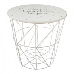 Масичка Уели - бяла - Furniture Bogdan