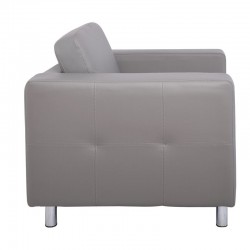 Фотьойл Аламо - сив цвят - Мека мебел