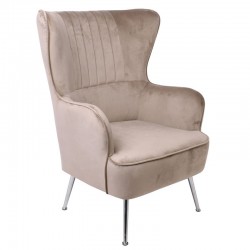 Кресло Крома - светлокафяв цвят - Трапезни столове