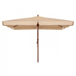 Дървен чадър 4х4 м бежов - Furniture Bogdan