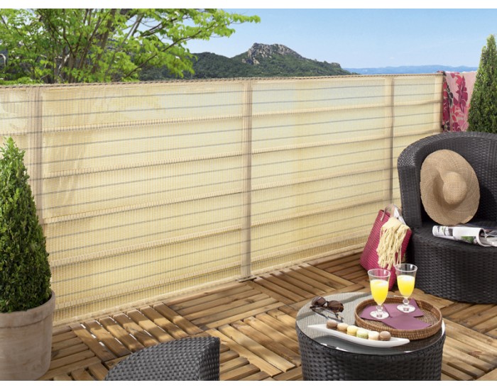 Havana  85% 1.5 х 5 м. Преграда за парапет Nortene 2007121 пясък