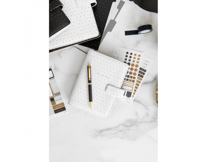 Filofax Химикалка Moonlight, черна