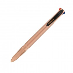 Zebra Химикалка 4C, 1.0 mm, 4 цвята на писане, розово злато - Zebra pen