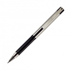 Zebra Химикалка F-301 Compact, метална, 0.7 mm, черна - Zebra pen