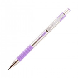 Zebra Химикалка F-301 Pastel, метална, 0.7 mm, лилава - Zebra pen