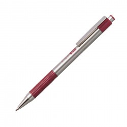 Zebra Химикалка F-301, метална, 0.7 mm, бордо - Zebra pen