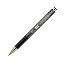 Zebra Химикалка F-301A, алуминиева, 0.7 mm, сива - Zebra pen