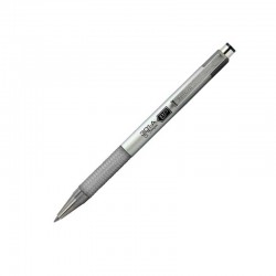 Zebra Химикалка F-301A, алуминиева, 0.7 mm, сребриста - Zebra pen