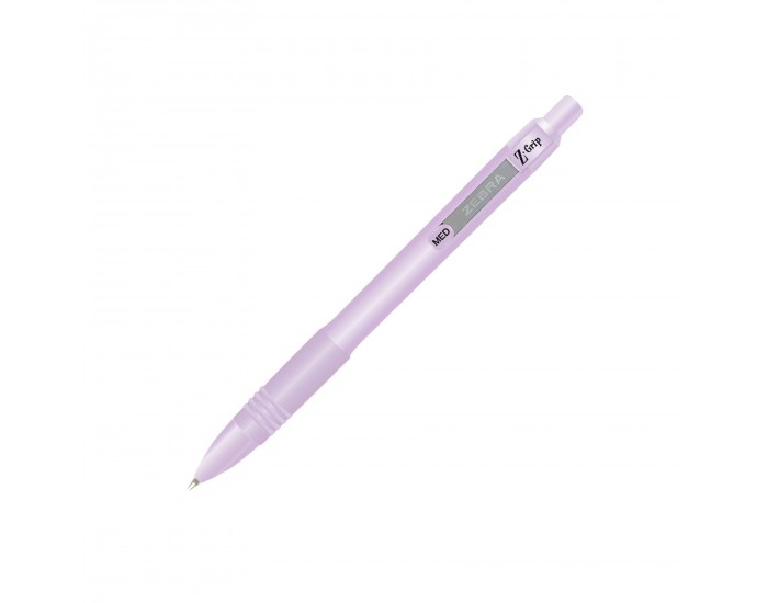 Zebra Химикалка Z-Grip Pastel, 1.0 mm, лилава
