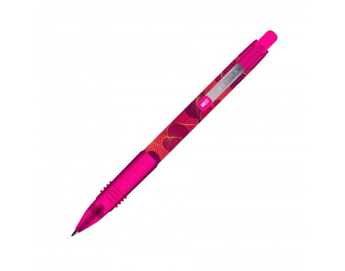 Zebra Химикалка Z-Grip Tropical, 1.0 mm, розова