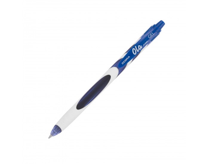 Zebra Гел ролер Ola Gel, автоматичен, 0.5 mm, син
