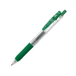 Zebra Гел ролер Sarasa Clip, автоматичен, 0.5 mm, тъмнозелен - Zebra pen